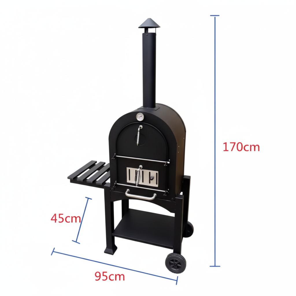 EmberFlame Compact Wood-Fired Pizza Oven